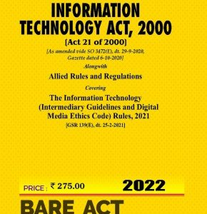 Information Technology Act, 2000 wth Allied Rules