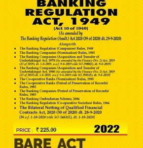 Banking Regulation Act, 1949 with Allied Acts and Rules