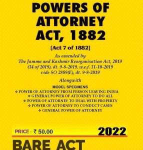 Power-of-Attorney Act, 1882