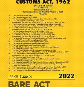 Customs Act, 1962 (as amended by Finance Act, 2021)