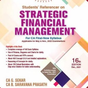 Students Referencer On Strategic Financial Management