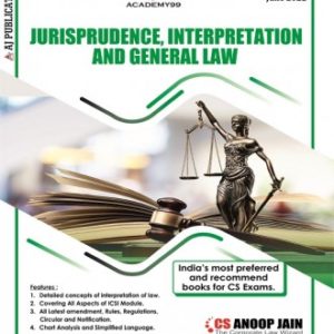 Jurisprudence, Interpretation & General Law