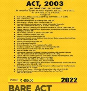 Electricity Act, 2003 along with allied Rules
