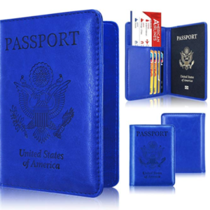 Slim Leather Travel Passport Wallet Holder Rfid Blocking Id Card Case Cover Us