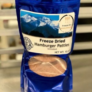 Bulk Freeze Dried 1/3-lb Hamburger Patties Camping Hiking Survival Storage Food